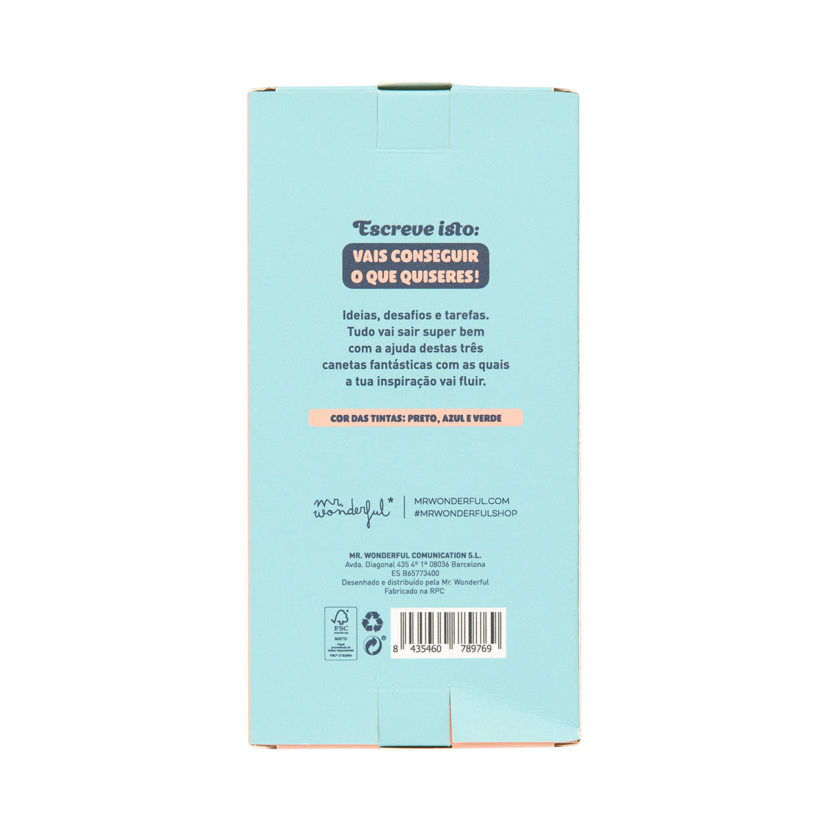 Set de 3 canetas para te inspirares e arrasares