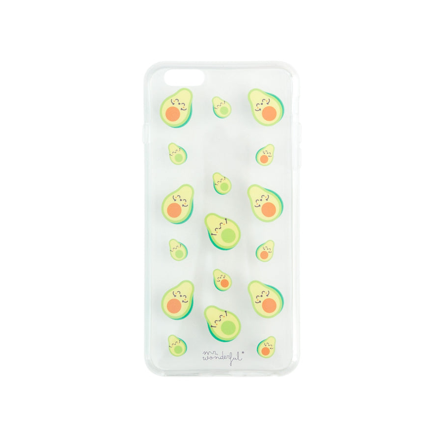 Transparent iPhone 6 plus case - Avocados