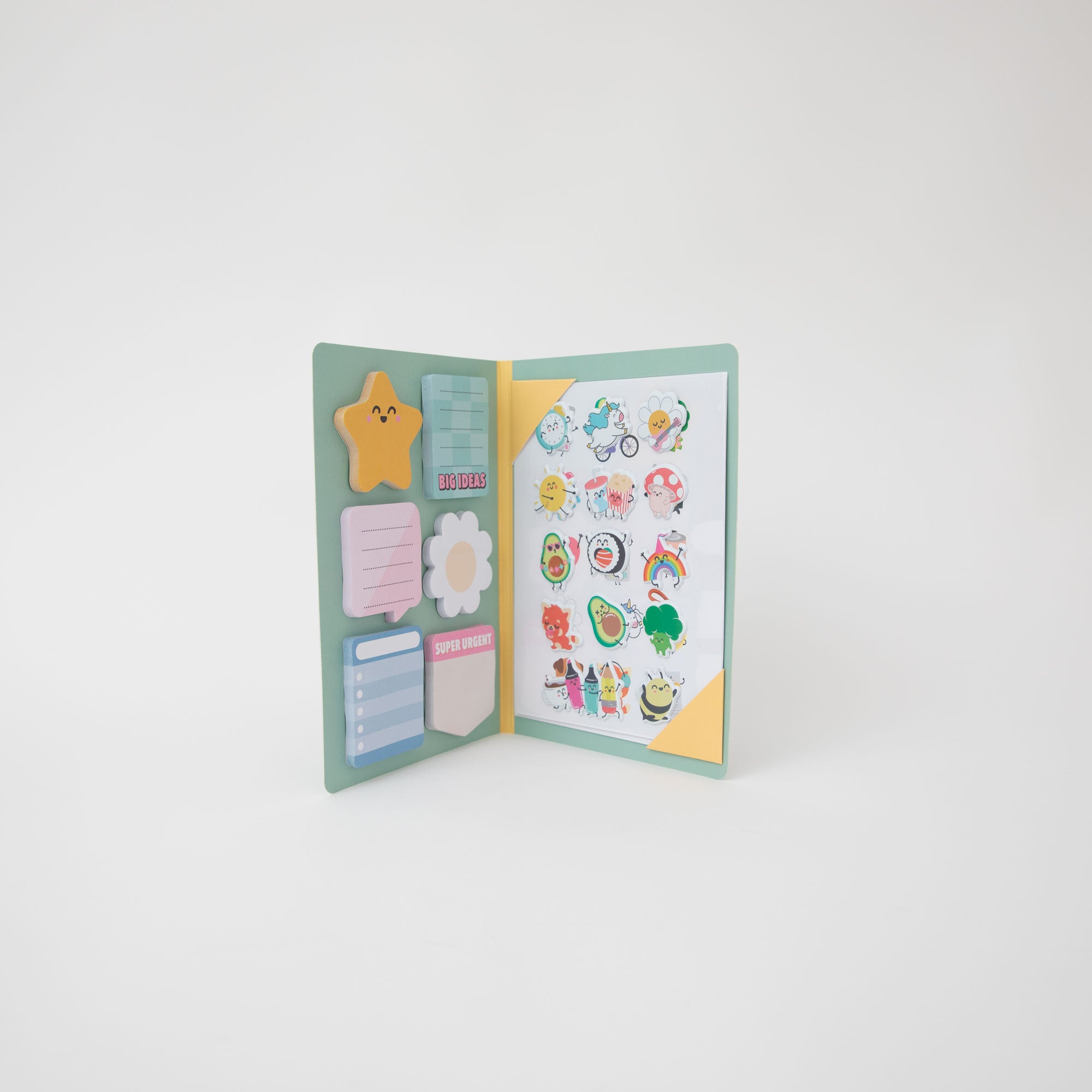 Quaderno con adesivi e post-it super cool – Adesivi perfetti per appunti brillanti