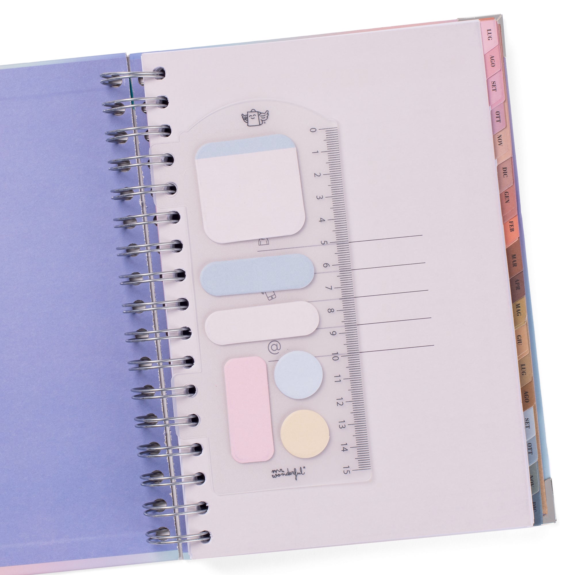 Diario scolastico Office 2025-26 Settimanale 18 mesi - Vivere con stile