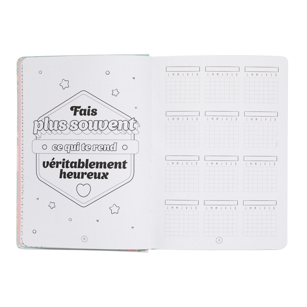 Agenda bullet - Beaucoup à écrire, dessiner et célébrer