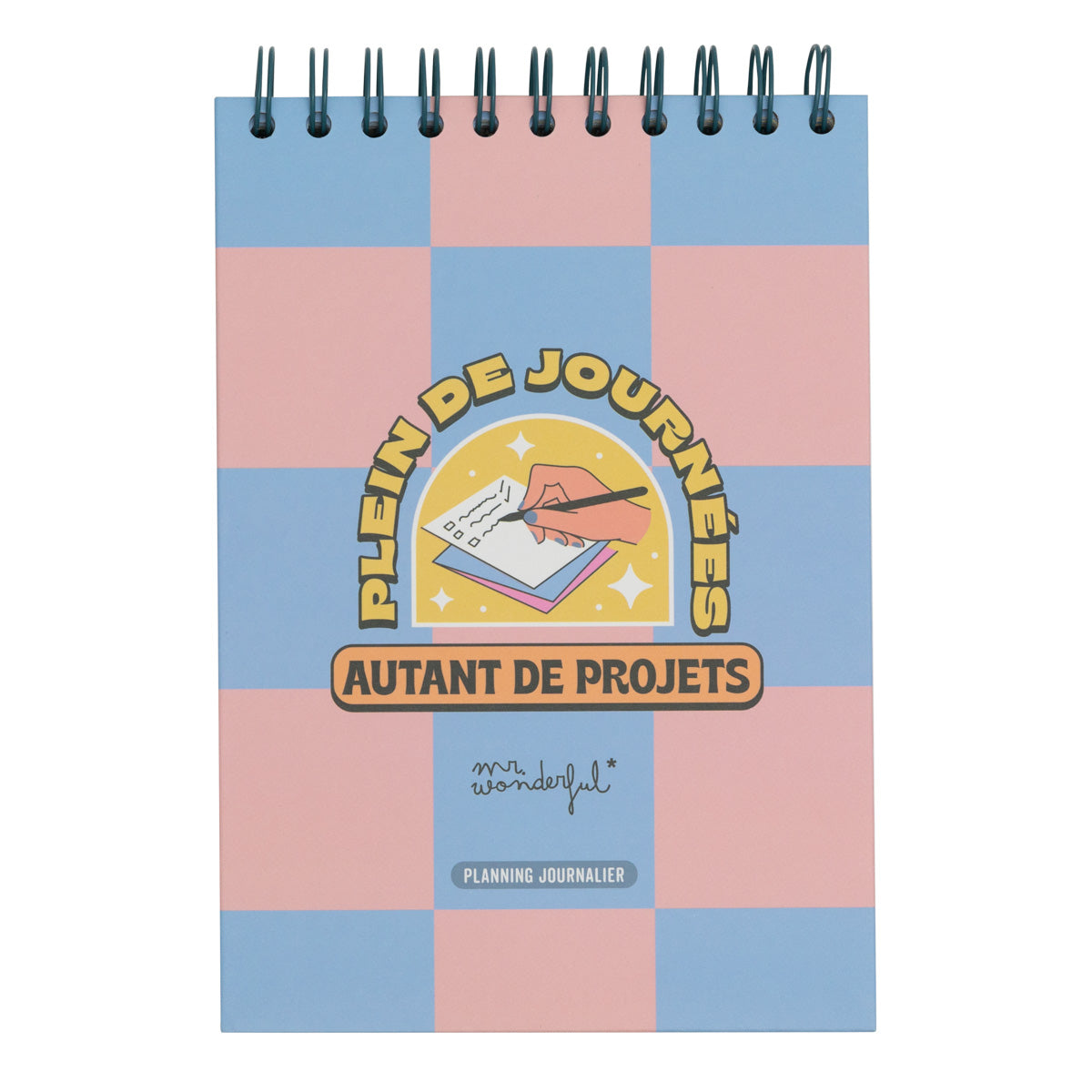 Planning journalier vertical - Plein de journées, autant de projets