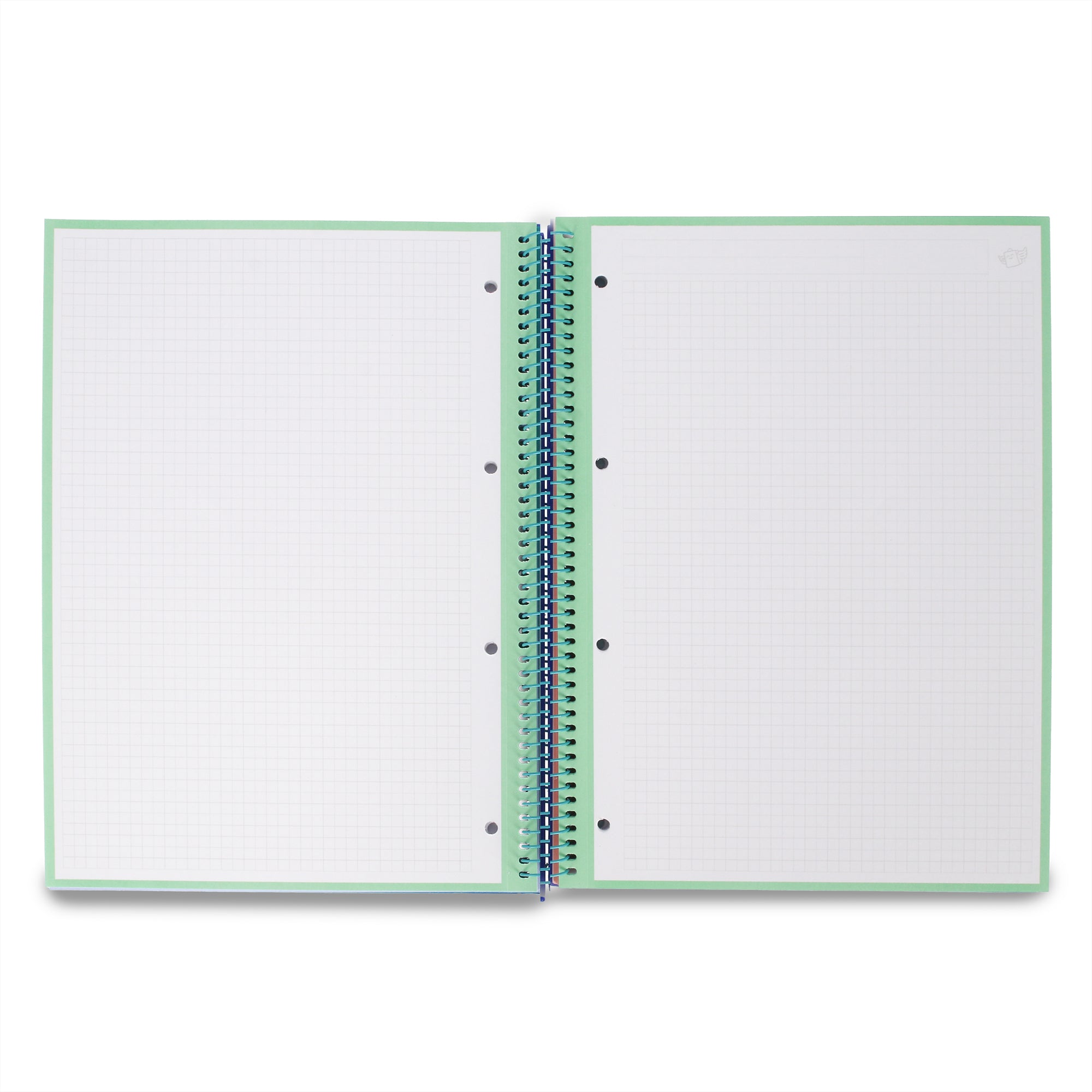 Libreta A4 azul 120 sheets - Grid paper and micro-perforated
