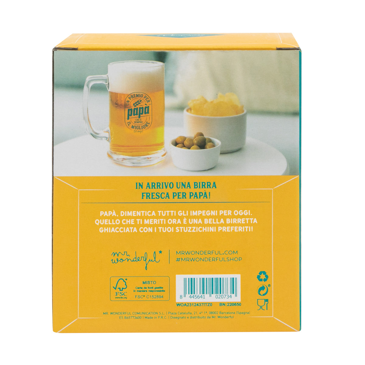 Boccale di birra - Un premio per papà, che è sempre il migliore