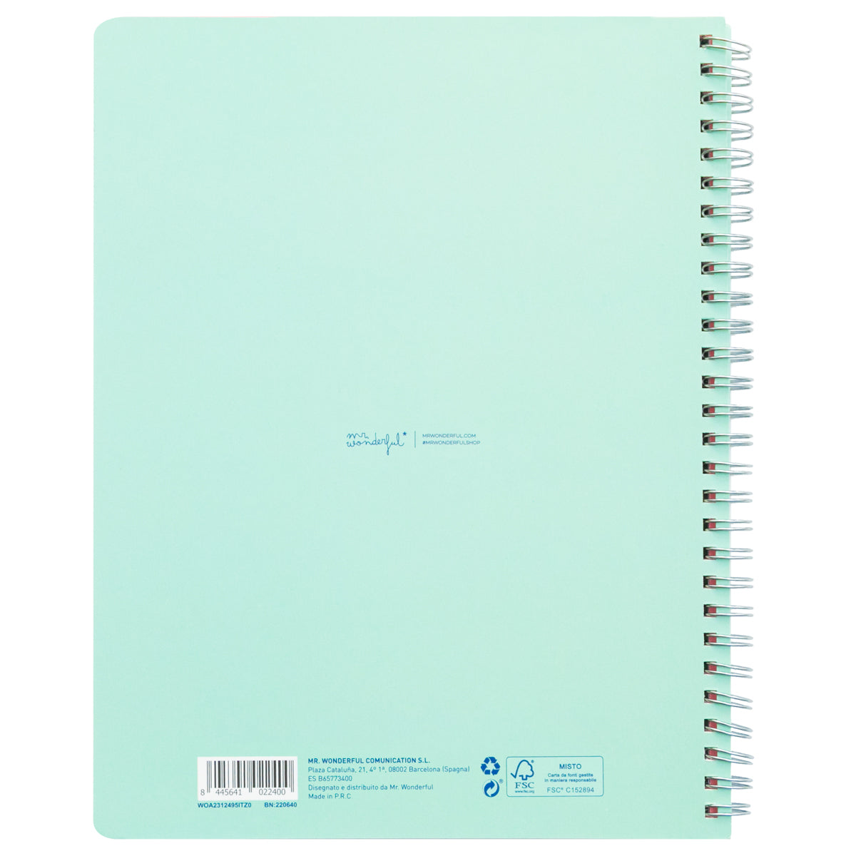 Quaderno - Mettici enthousiasme et voglia di fare 