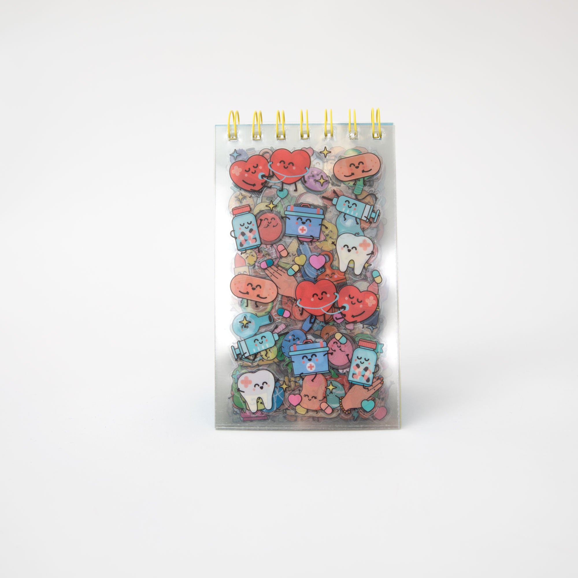 Bloc de pegatinas transparentes - Todo lo bueno se pega