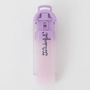 Goma de borrar Mr. Wonderful con funda dosificadora - Glitter lila