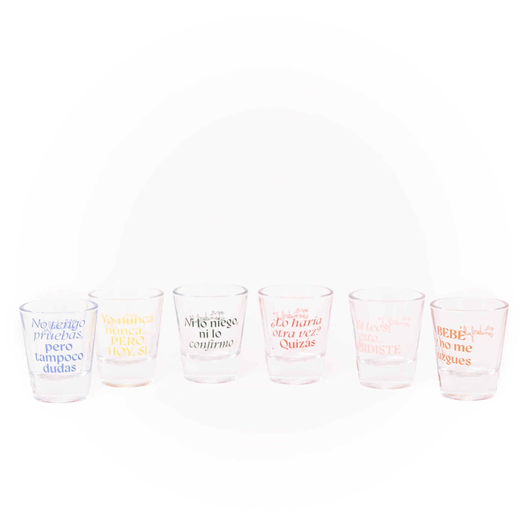 Set de 6 vasos de chupito para brindar infinito | Mr.Wonderful