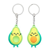 Set de 2 llaveros aguacate Mr. Wonderful para personas que encajan a la perfección (inglés)