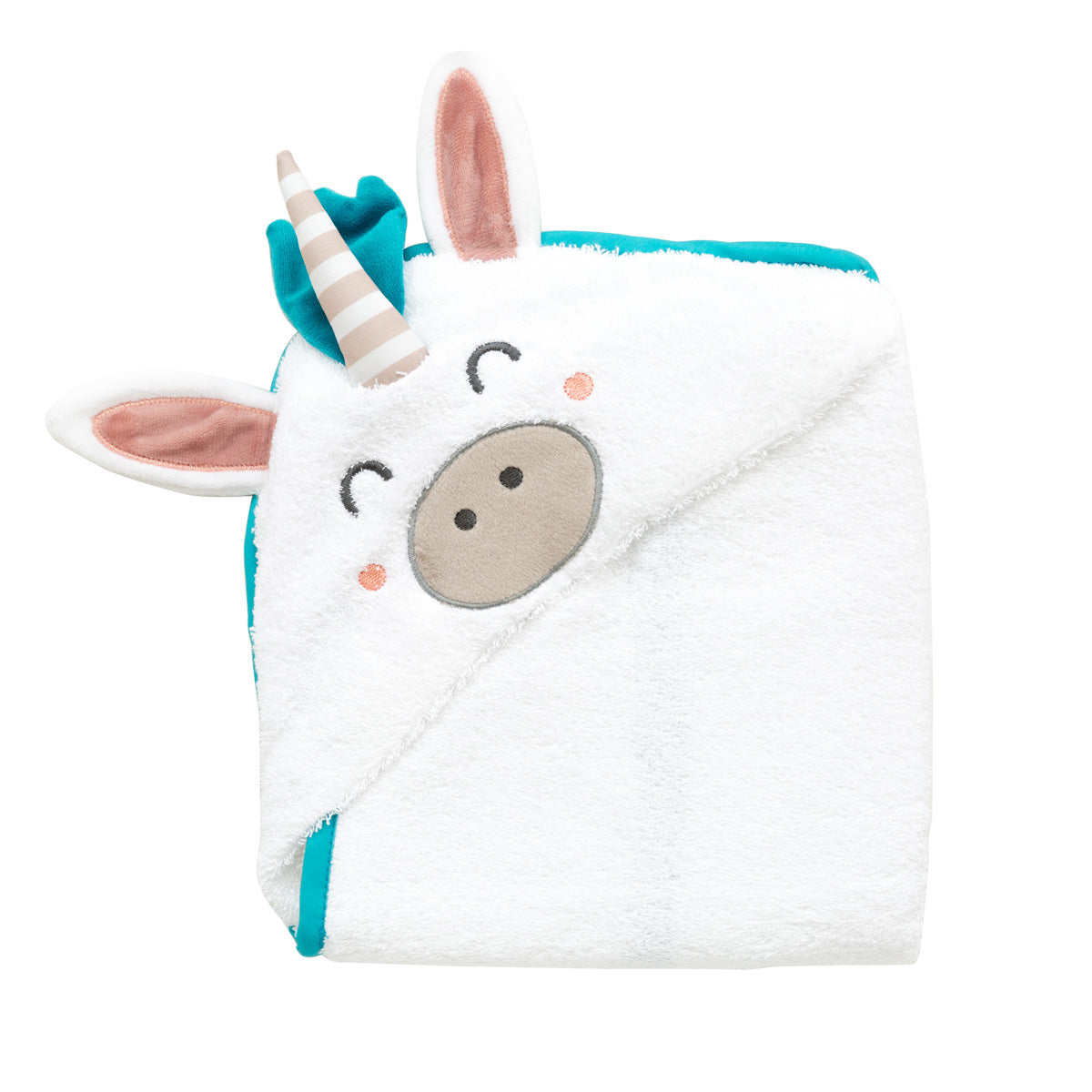 Serviette à capuche pour petites licornes