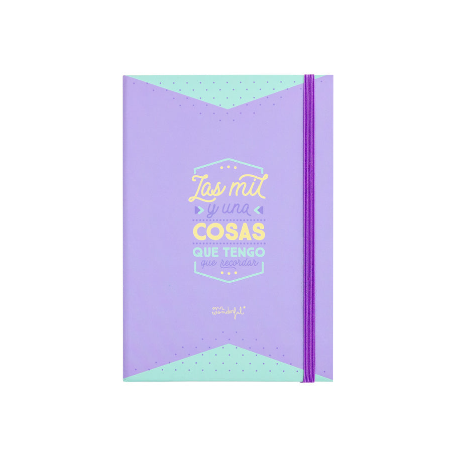 Libreta con notas adhesivas - Las mil y una...