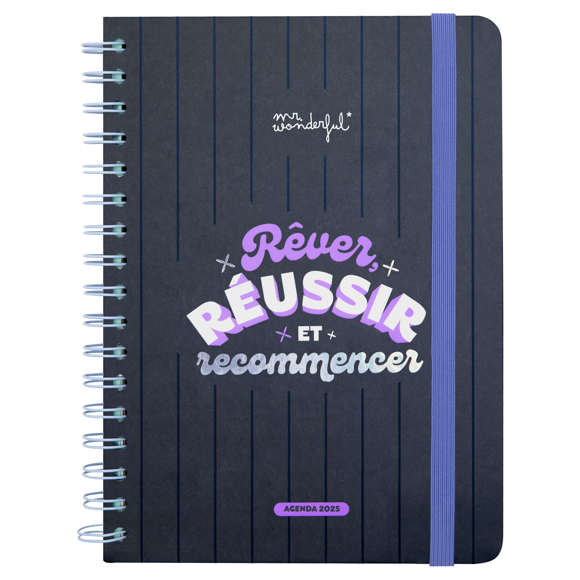 Agenda Wonder 2025 Semainier - Rêver, réussir et recommencer