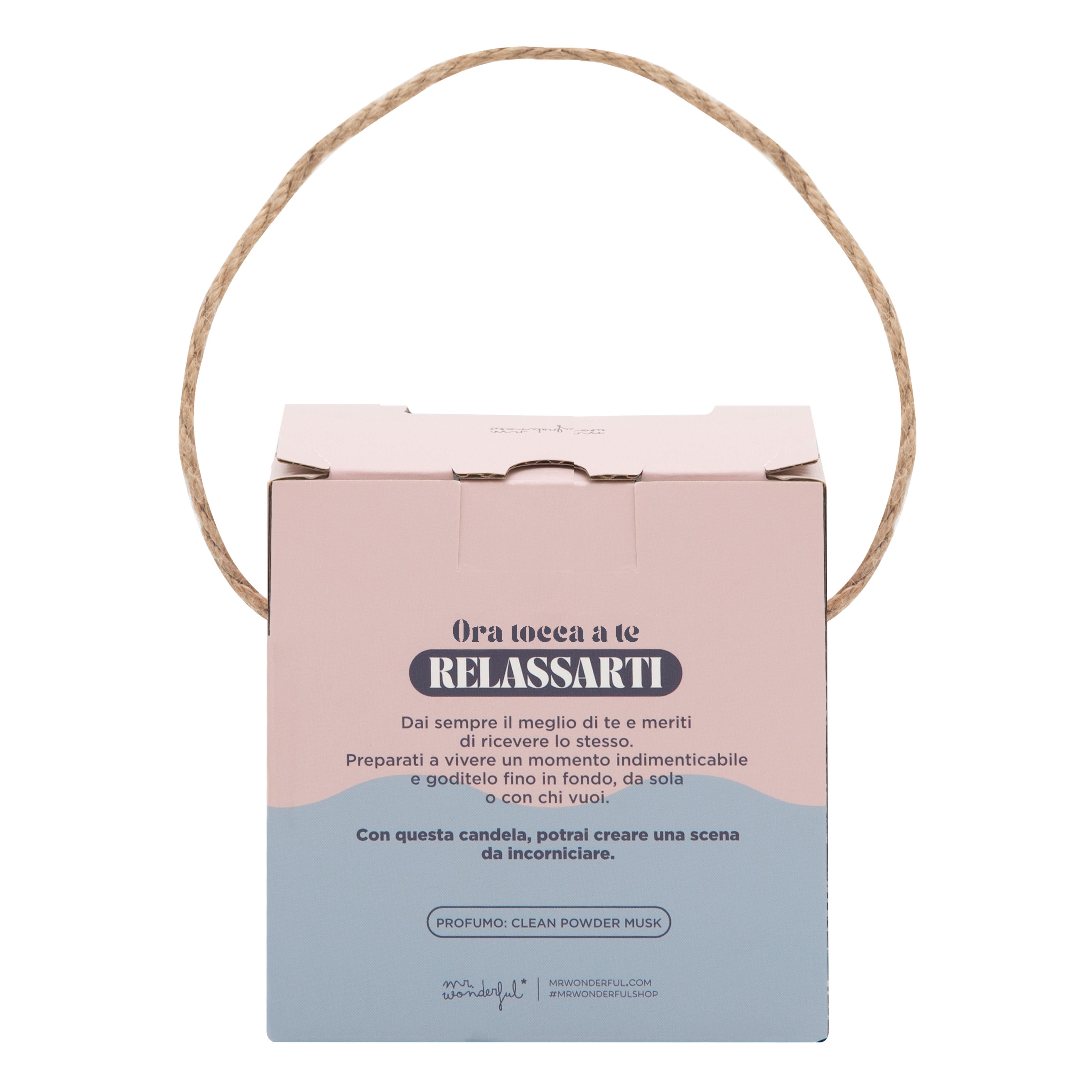 Candela profumata - Goditi le piccole cose