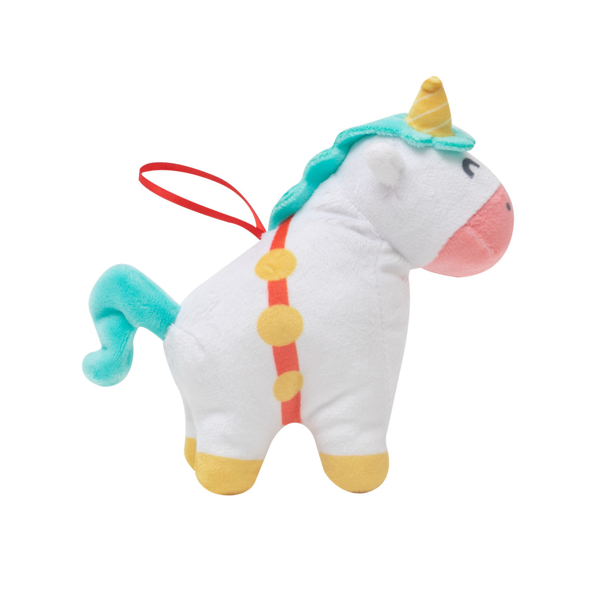 Set of 3 plush Christmas decorations - Unicorn, star, penguin