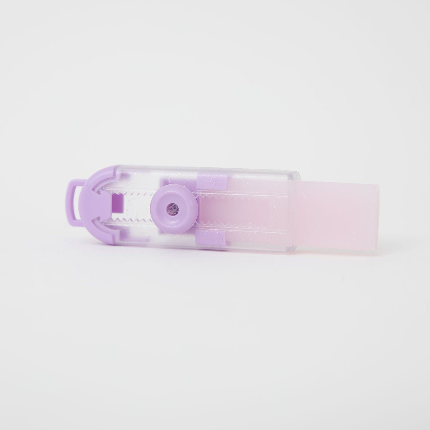 Borracha com dispensador de rodinha – Lilac Glitter