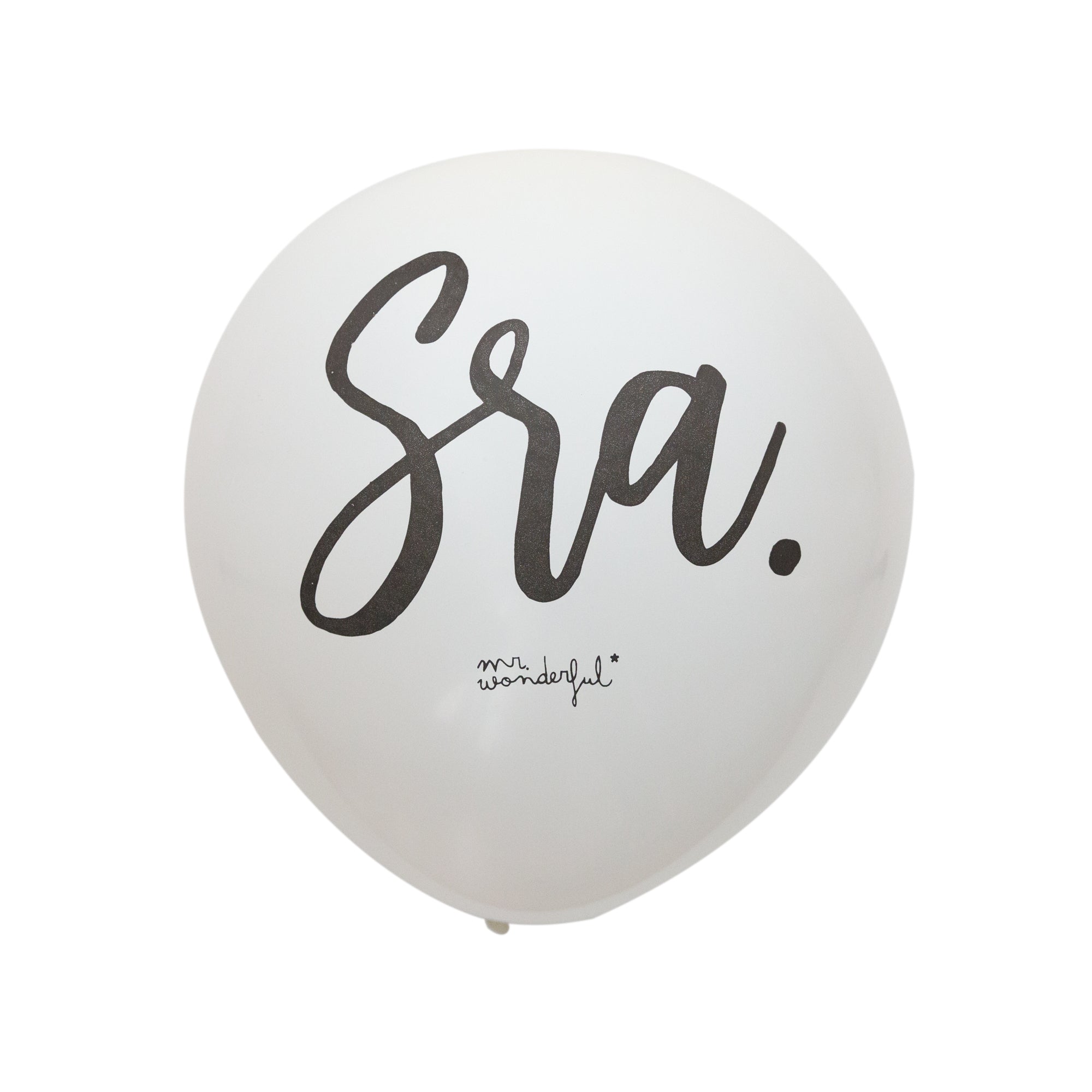 Globos para bodas - Sr. y Sra.