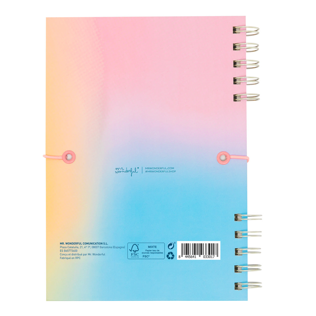 Cahier A5 rose - Tout ce que je vais accomplir