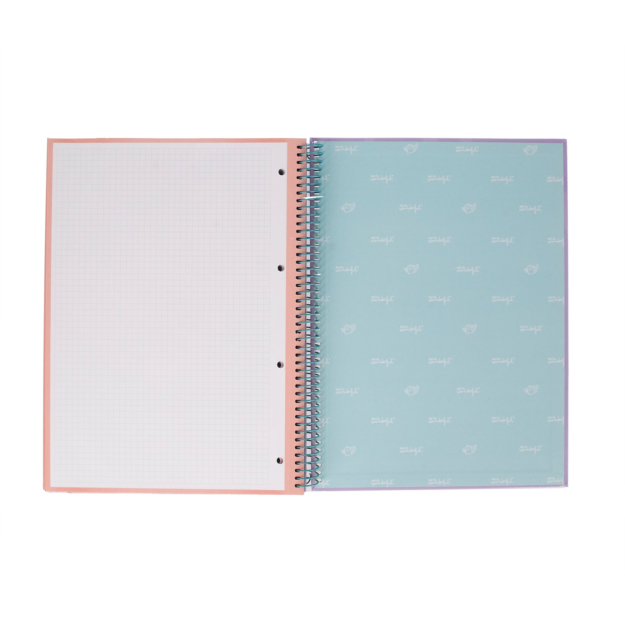 Libreta A4 Lila 120 sheets - Grid and micro-perforated paper