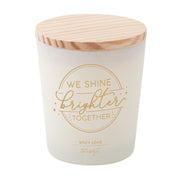 Vela aromática con mensaje de amor para parejas Mr. Wonderful – We shine brighter together