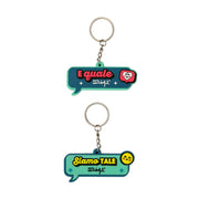 Set di 2 portachiavi – Siamo tale e quale