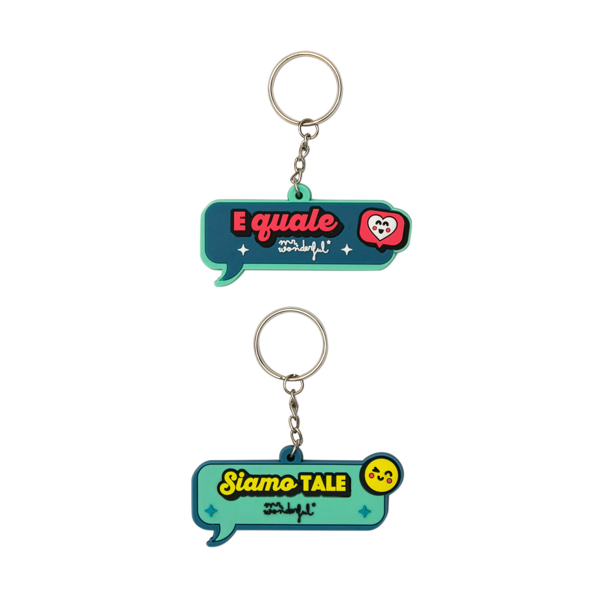 Conjunto de 2 porta-chiavi – Siamo tale e quale 