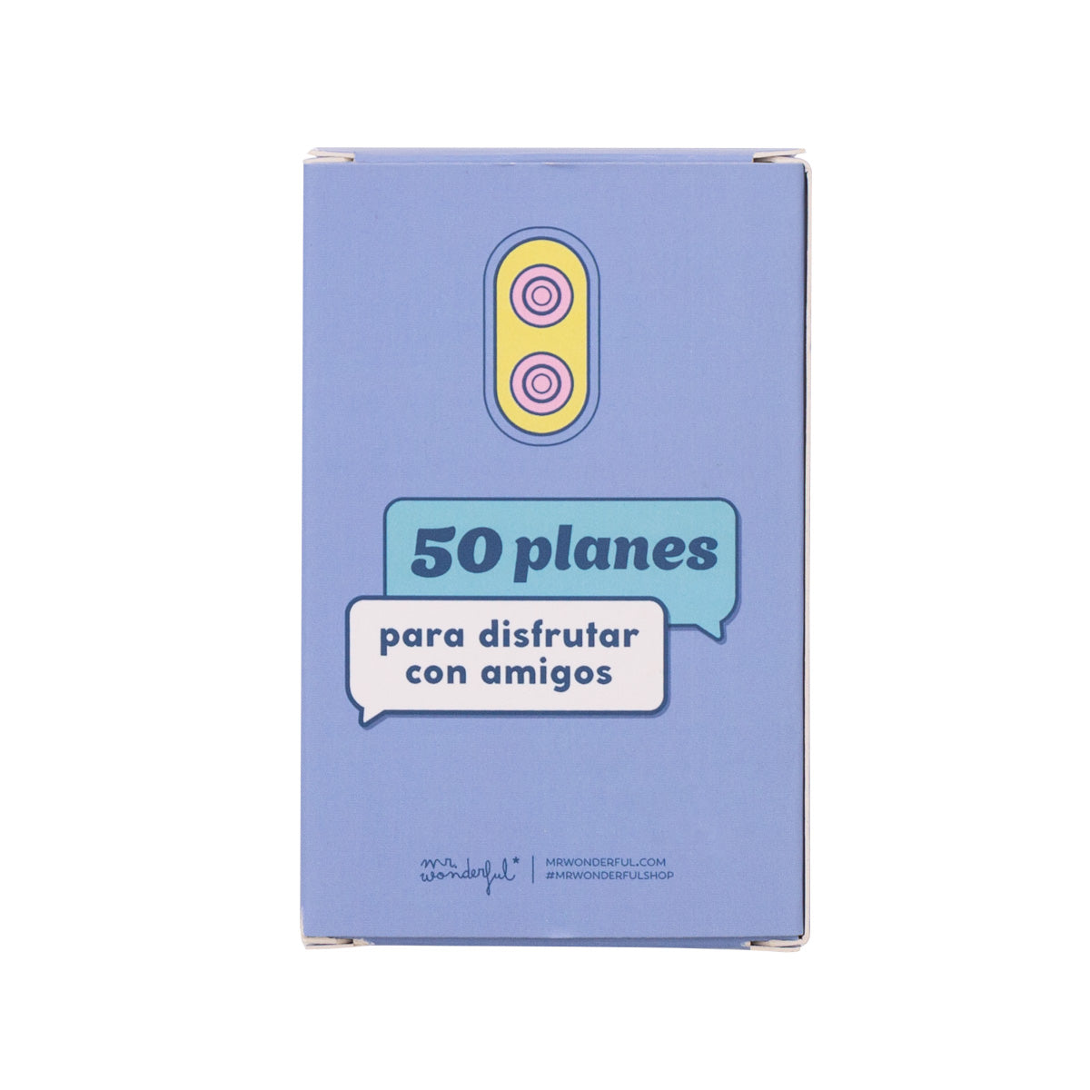 Caja dispensadora de planes para disfrutar con amigos