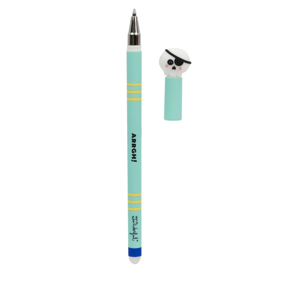 Boli borrable Bo-Bo Mr. Wonderful calavera pirata con mensaje Arrgh!