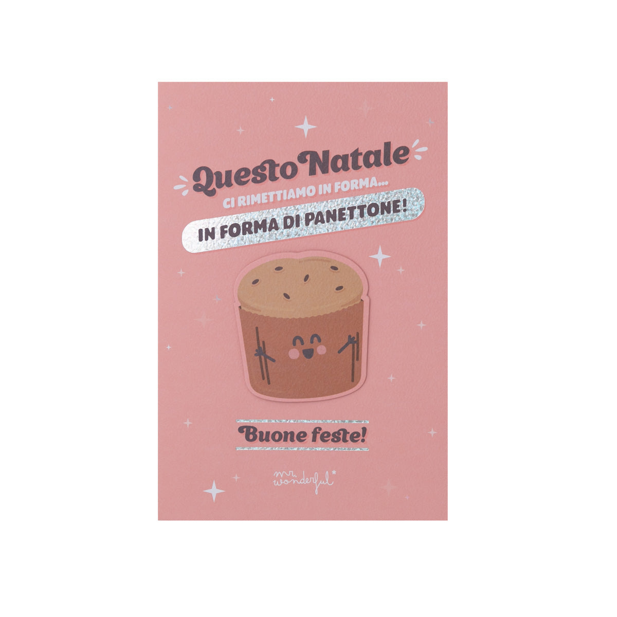 Biglietto Natale - Questo Natale ci rimettiamo in forma...