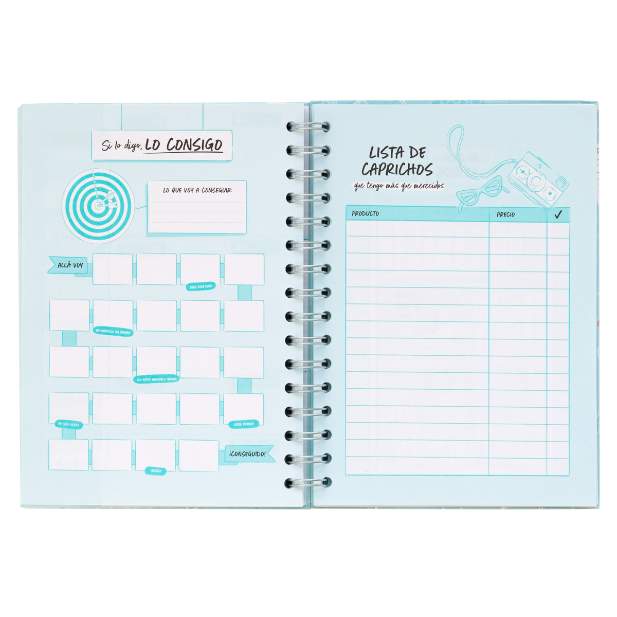 Planificador semanal Beta Coqueta + Mr. Wonderful