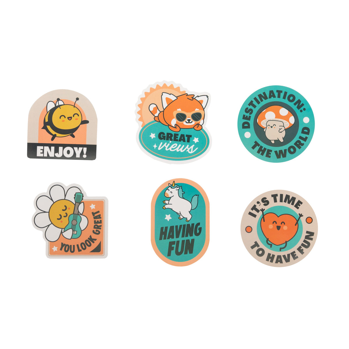 Luggage tag + sticker set - Avocado.