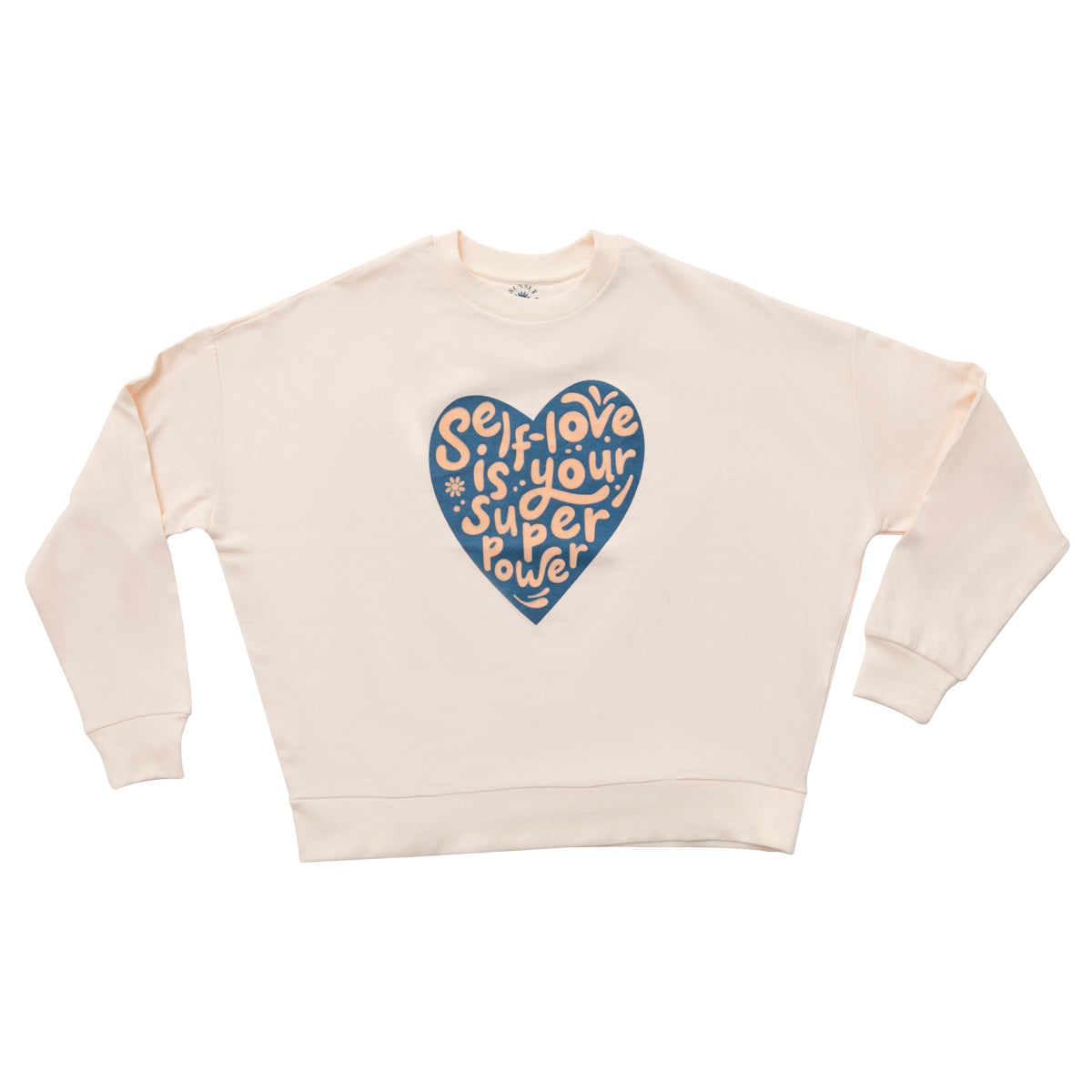 Long sleeves hoodie blue - Self-love is your superpower