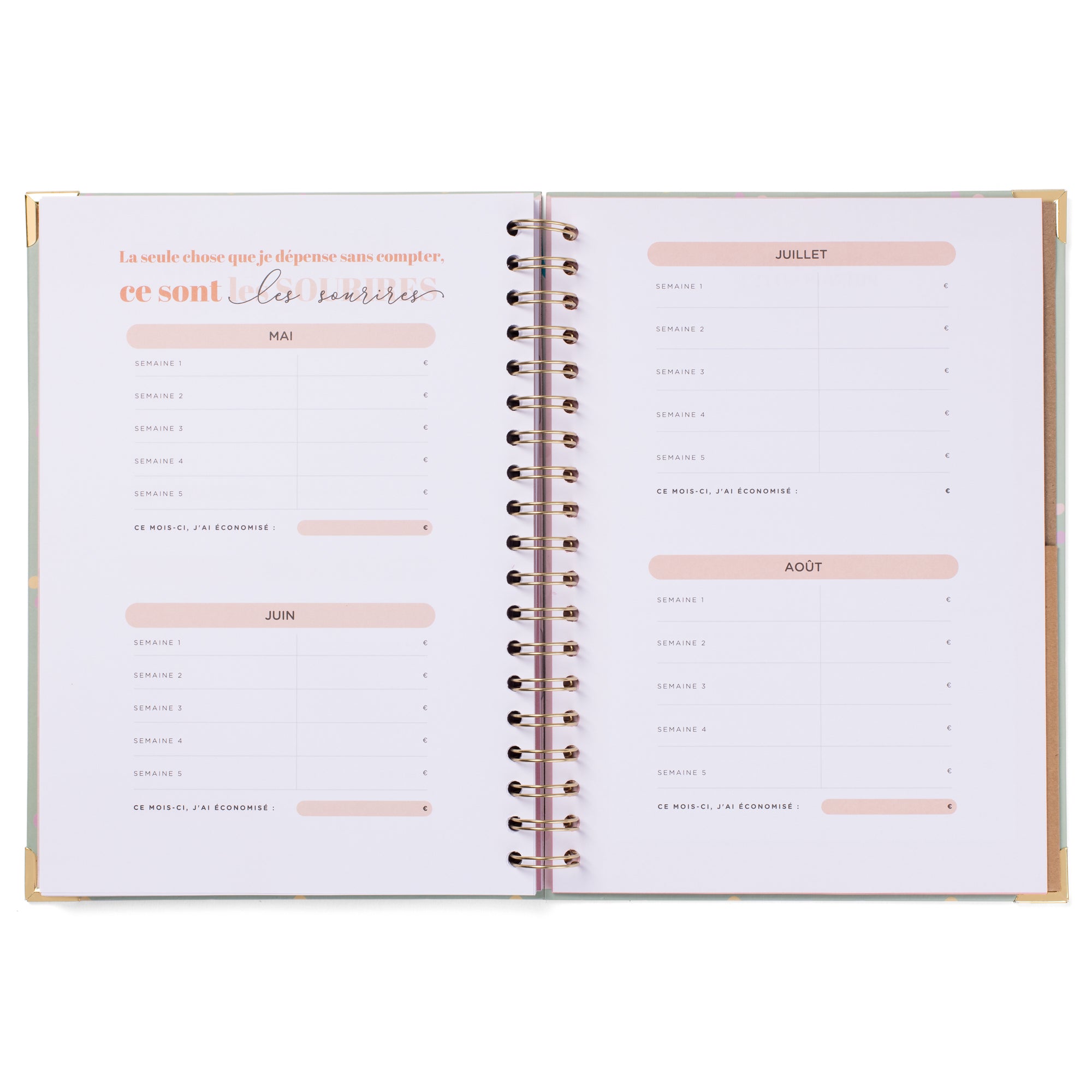 Agenda Office 2025-26 Semainier Grand format - Je vais me laisser surprendre
