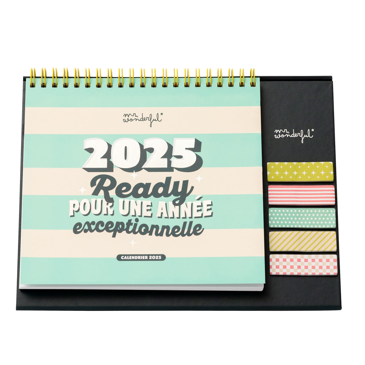 Calendrier de bureau 2025 - Ready pour une année exceptionnelle