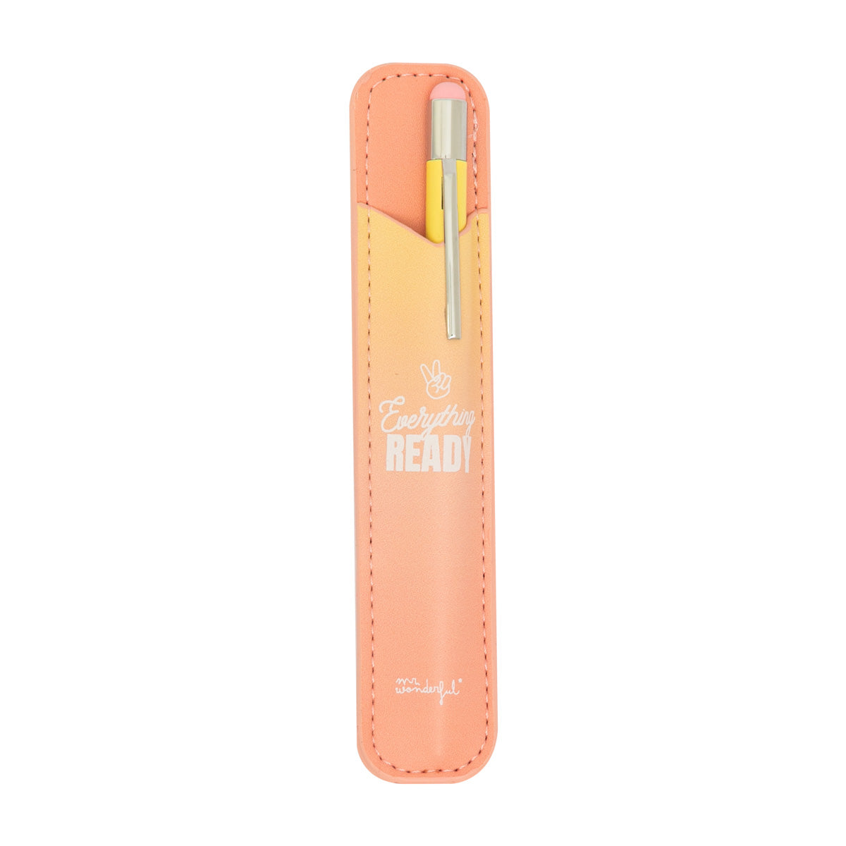 Ensemble trousse et stylo rose - Tout est prêt