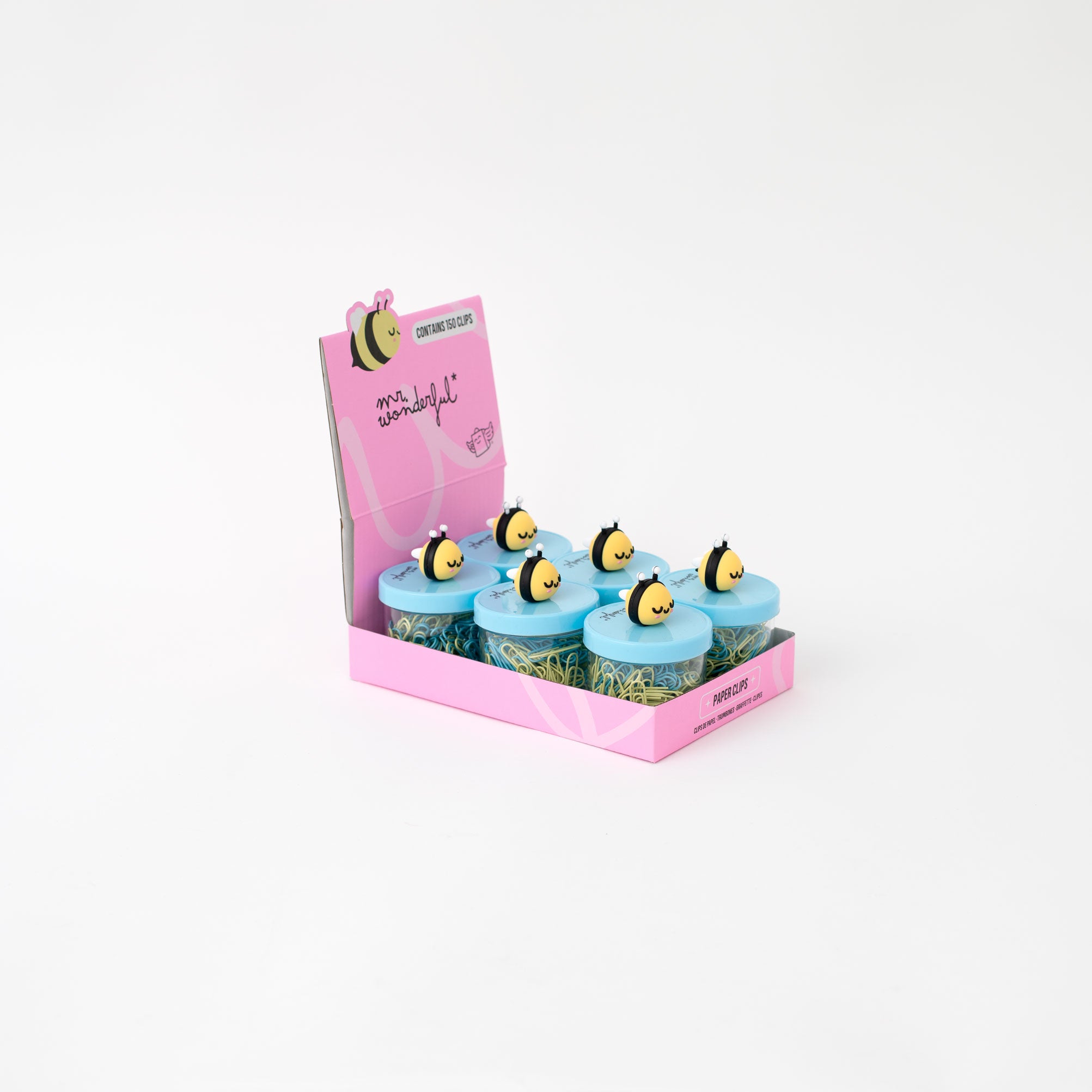 Bote de clips con abejita – Bee