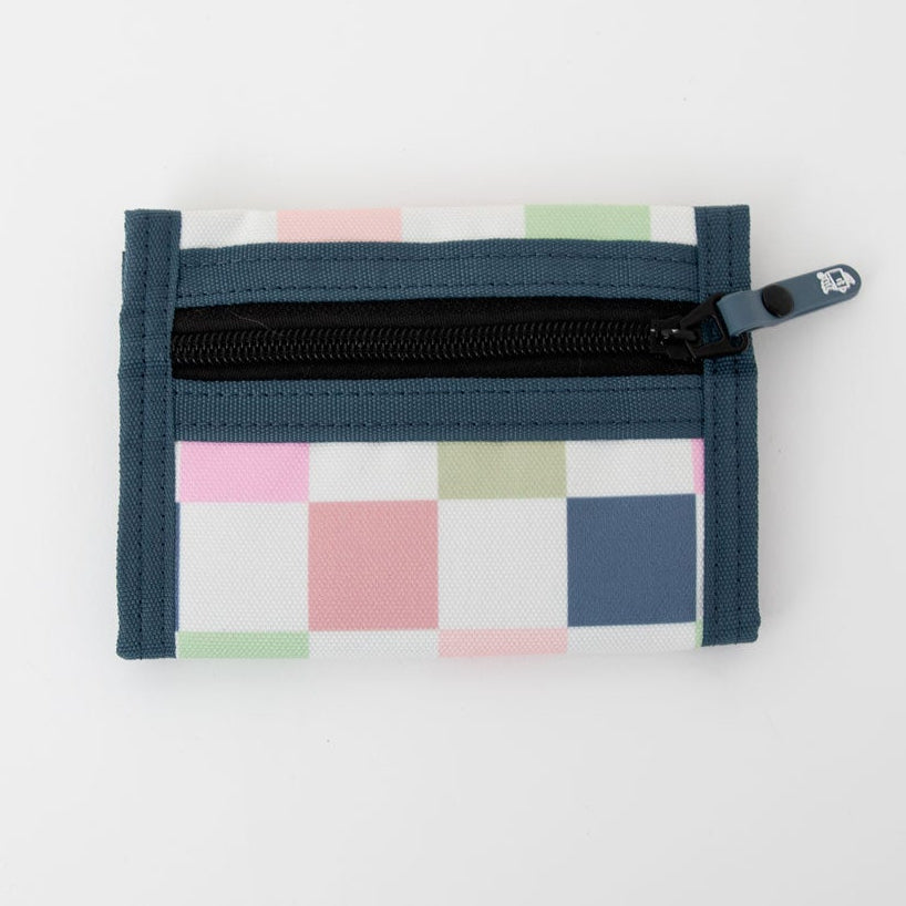 Portefeuille - Imprimé à carreaux