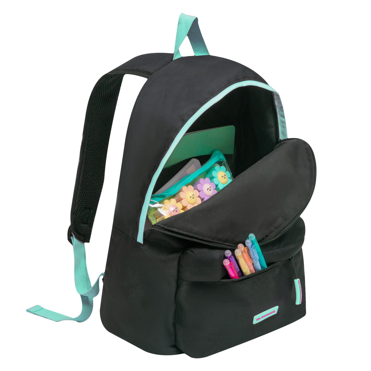 Mochila Backpack Basic mint - Time to believe in you