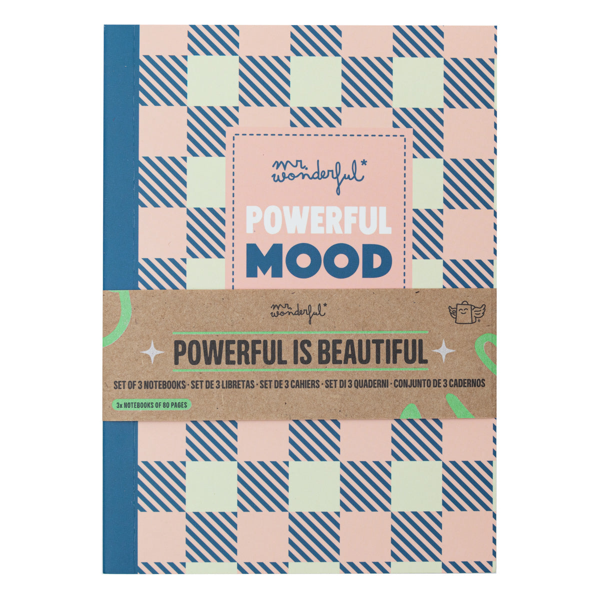 Set of 3 A6 notebooks - Determination