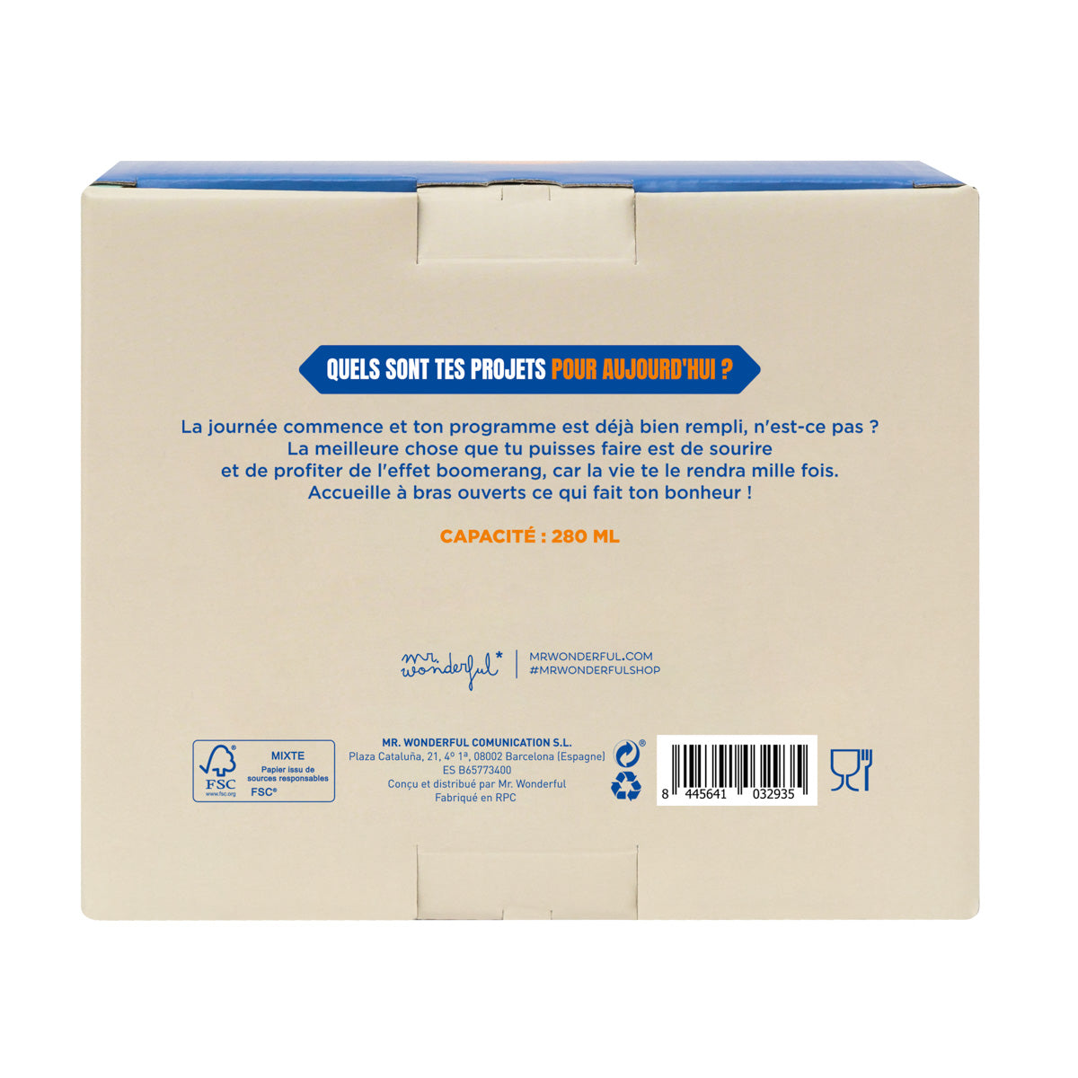 Caneca azul - Um ótimo dia para participar 