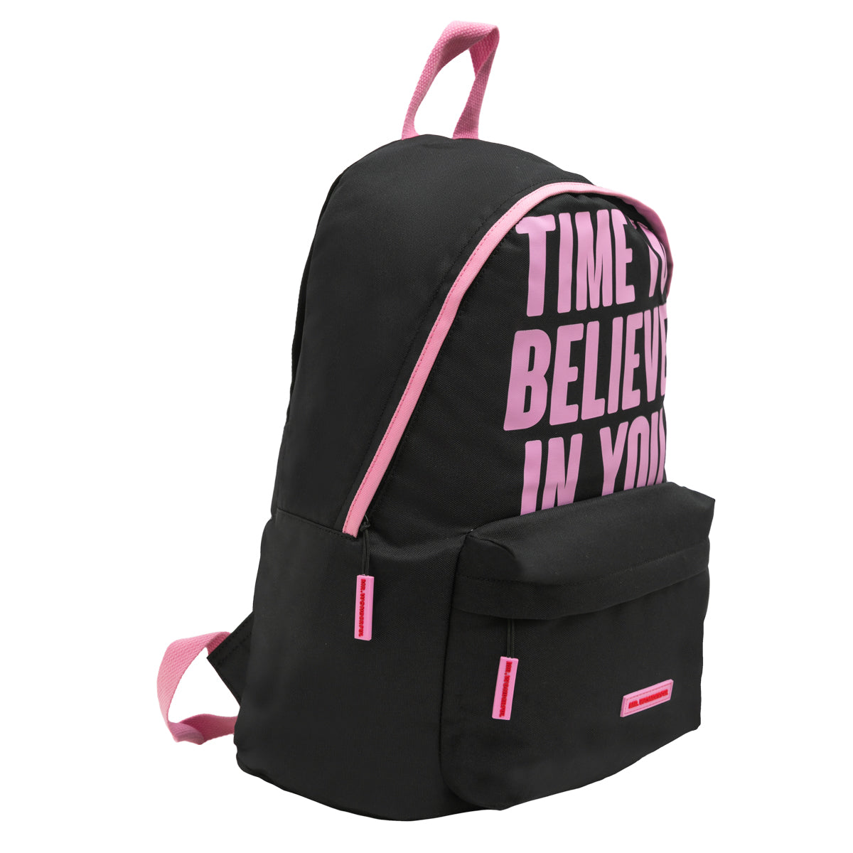 Mochila Rosa Básica - Hora de acreditar em você 