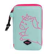 Estuche escolar completo con 2 compartimentos unicornio mint Mr. Wonderful - My creativity has no limits