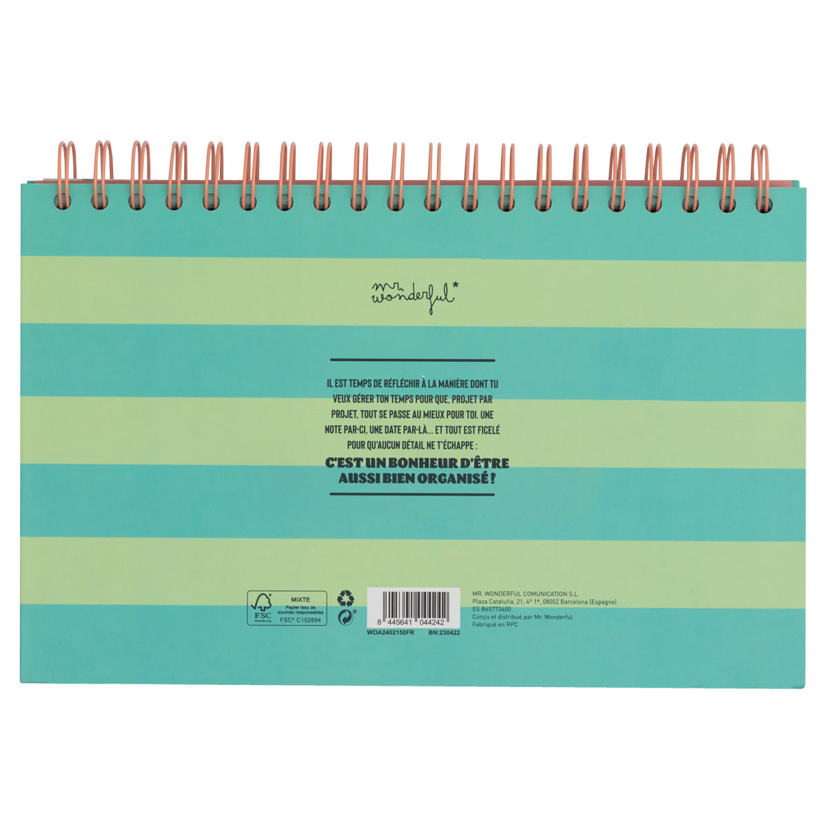 Planning semainier et mensuel - Je commence maintenant. Je sais que je vais y arriver !