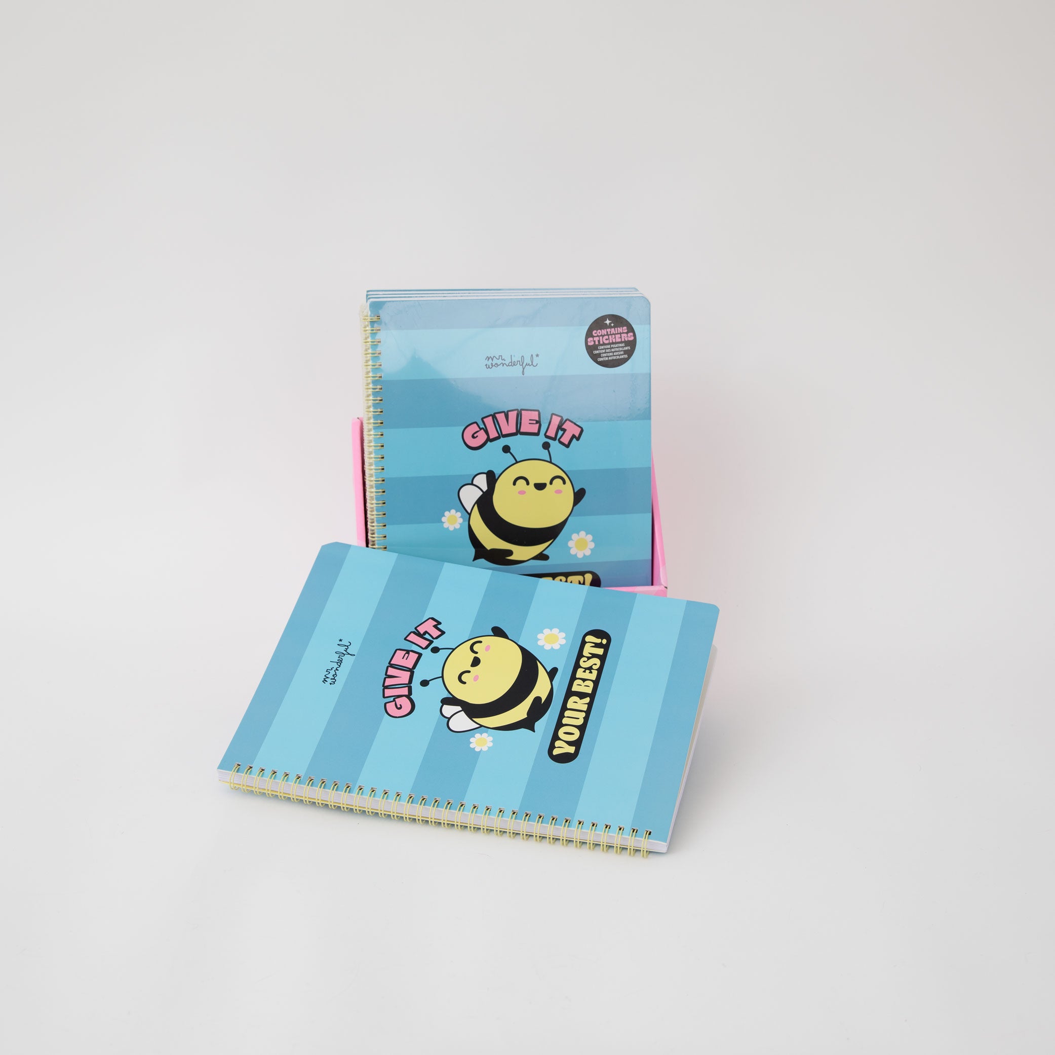 Carnet A4 Bee - Donnez le meilleur de vous-même !