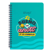 Caderno A5 - Eu sonho, escrevo e realizo! 