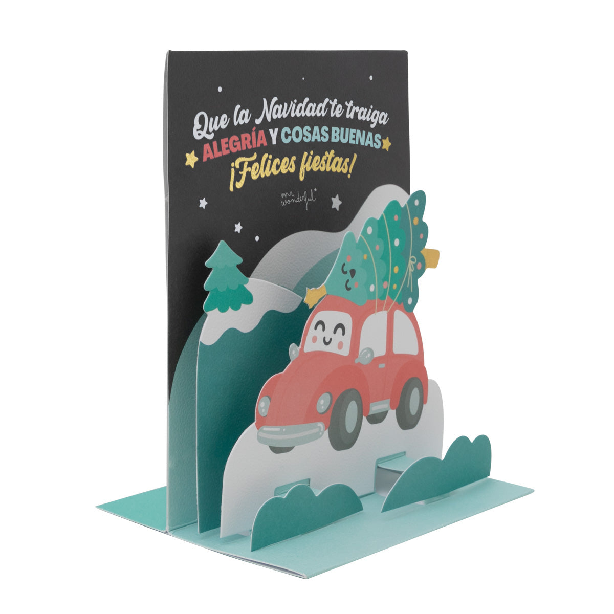 Postal de Navidad - Que la Navidad te traiga alegría y cosas buenas