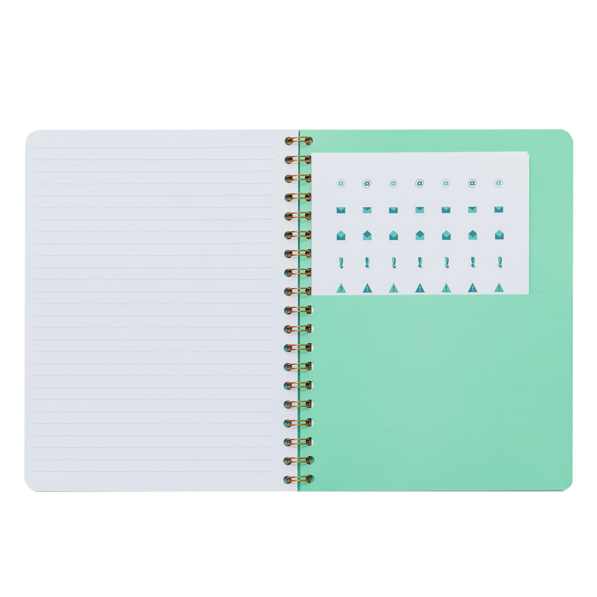 Libreta A5 azul - Notas, tareas e ideas