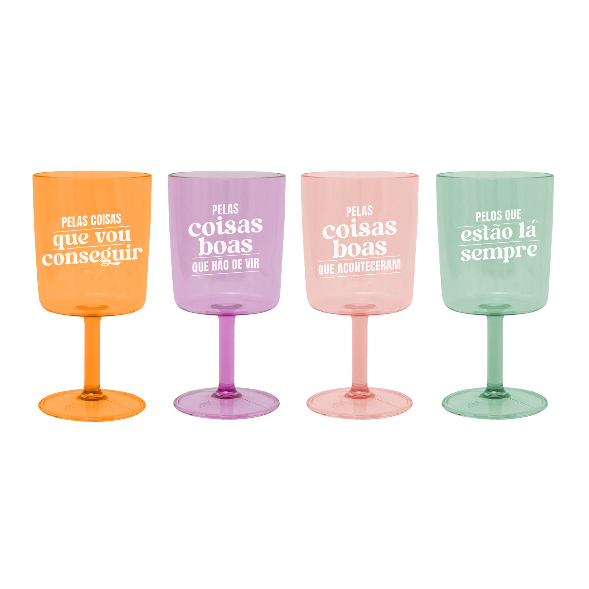 Kit de 4 flocons de vin pour trinquer à mille et une raisons 