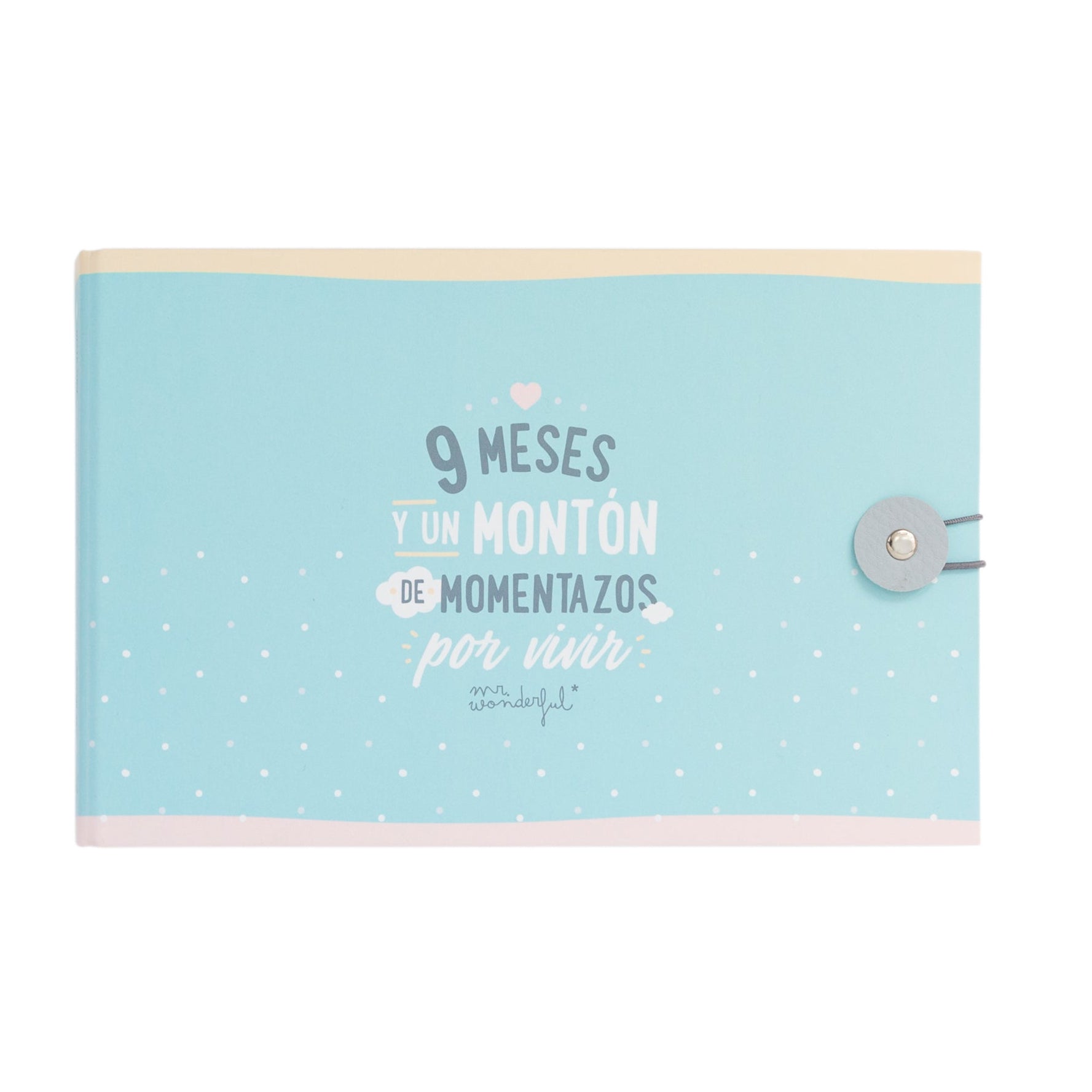 Álbum de fotos de embarazo en español Mr. Wonderful - 9 meses y un montón de momentazos por vivir