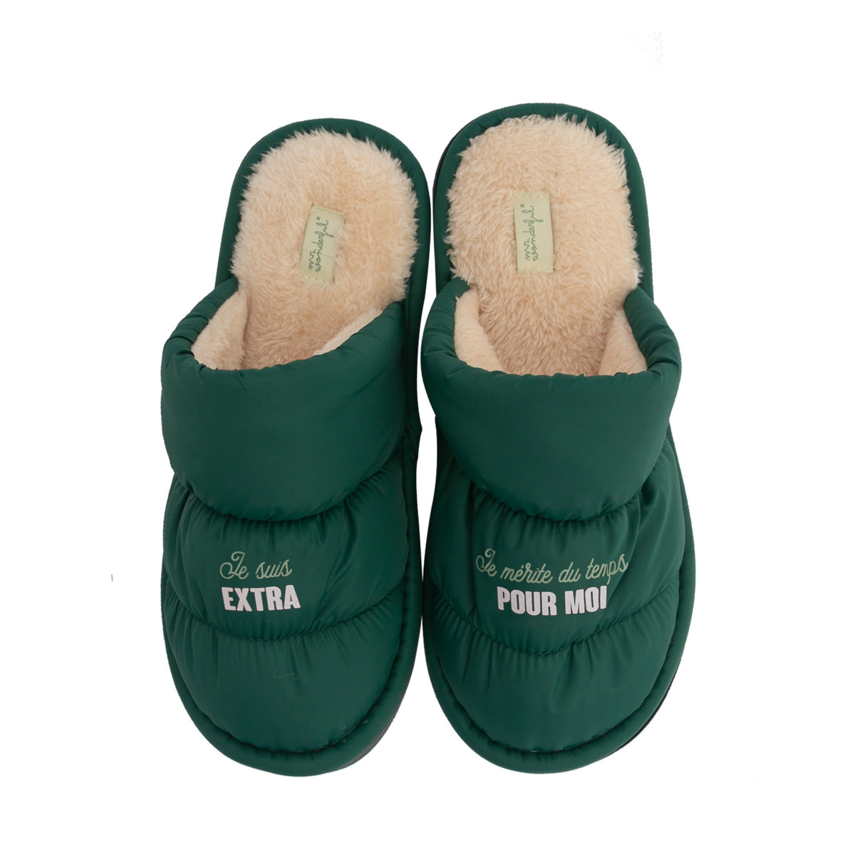 Chaussons T 36-38 - Je suis extra. Je mérite du temps pour moi 