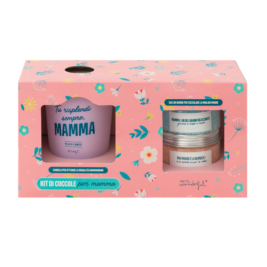 Kit coquetel mãe – Saída banheiro + vela 